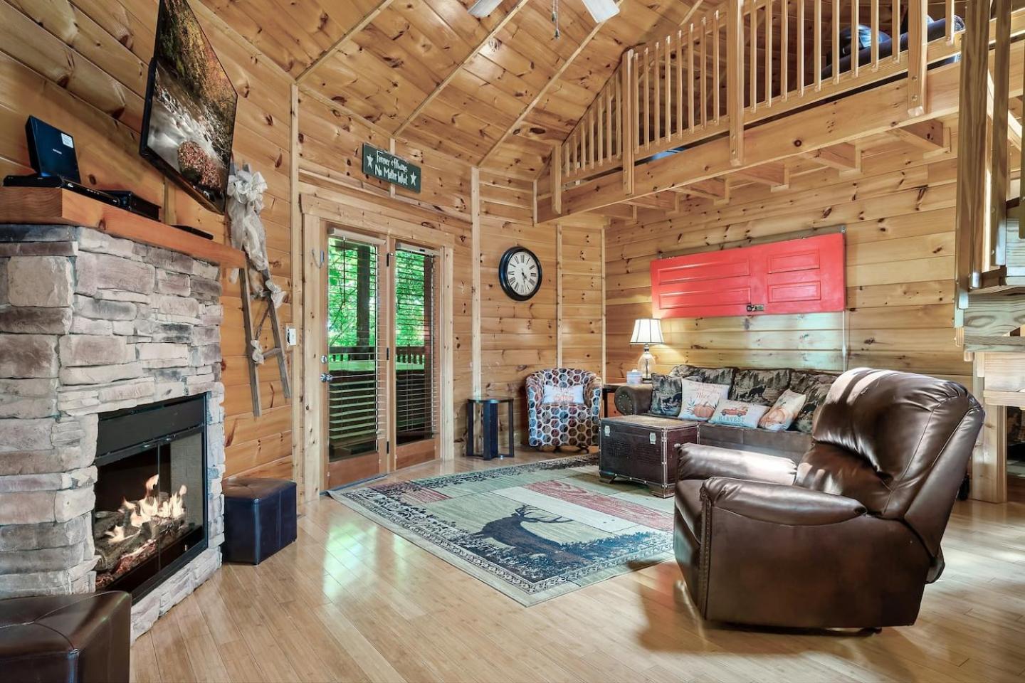 Mountain View Family Cabin W Game Room & Pool セバービル エクステリア 写真