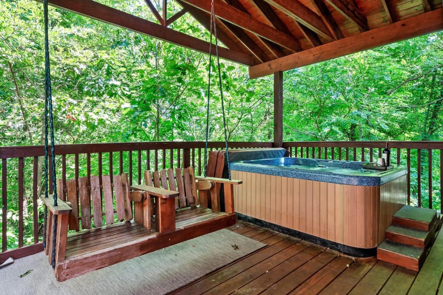 Mountain View Family Cabin W Game Room & Pool セバービル エクステリア 写真