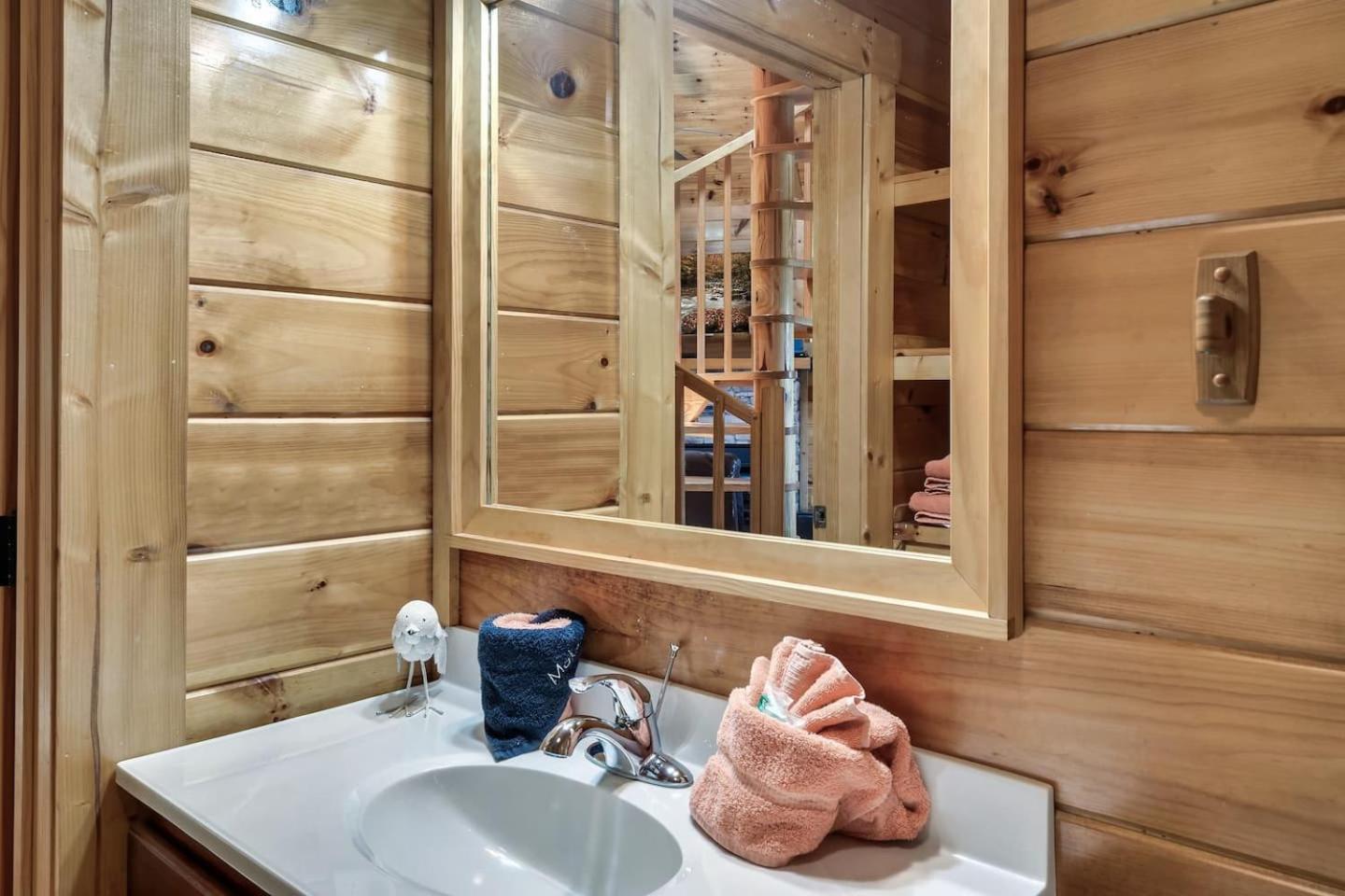 Mountain View Family Cabin W Game Room & Pool セバービル エクステリア 写真